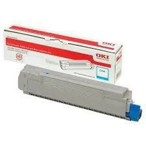 Toнер OKI 46490403 Синьо-зелен