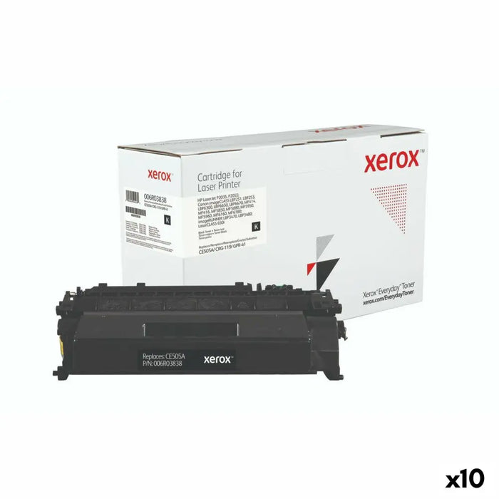 Toнер Xerox CE505A Черен (10 броя)