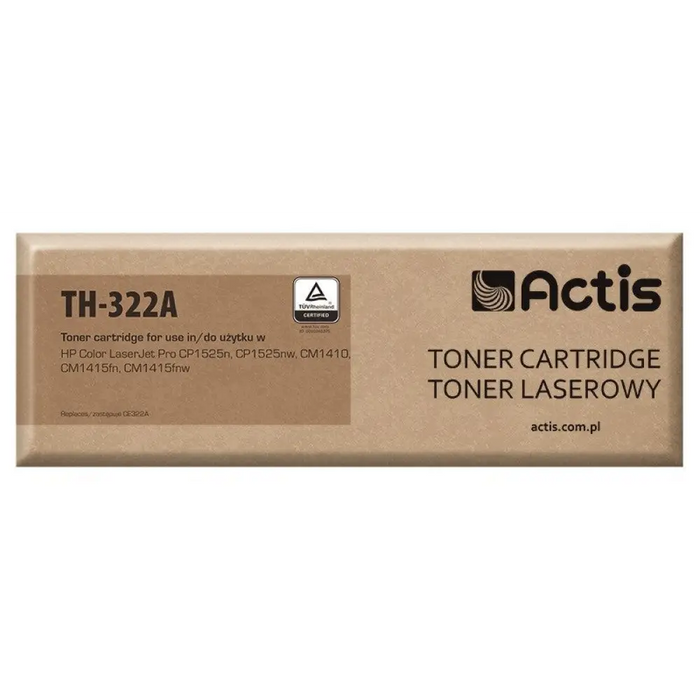 Тонер Actis TH-322A (заместител за HP 128A CE322A;