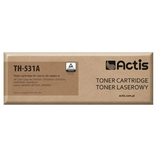 Тонер Actis TH-531A (заместител за HP 304A CC531A Canon