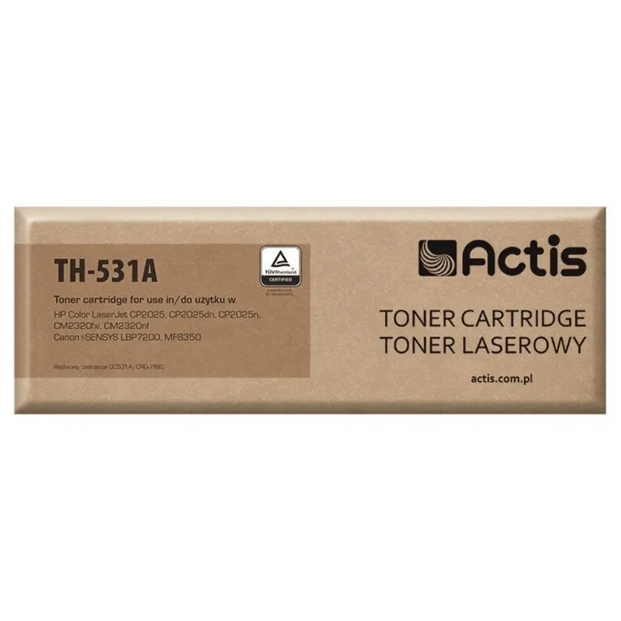Тонер Actis TH-531A (заместител за HP 304A CC531A Canon