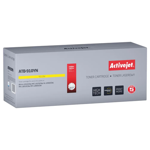 Тонер Activejet ATB-910YN (резервен Brother TN-910Y;