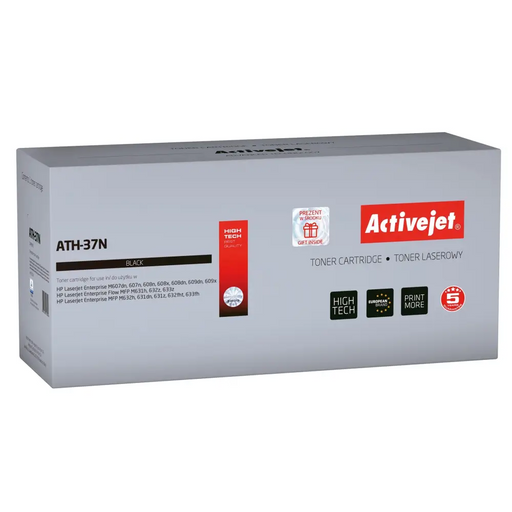 Тонер Activejet ATH 37N (заместител за HP 37A CF237A;