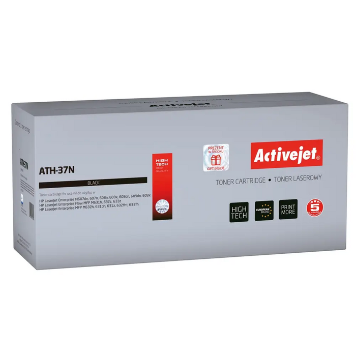 Тонер Activejet ATH 37N (заместител за HP 37A CF237A;