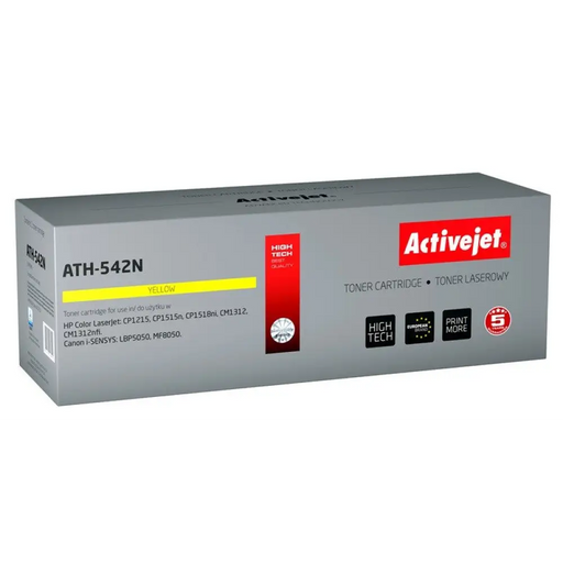 Тонер Activejet ATH-542N (заместител за HP 125A CB542A