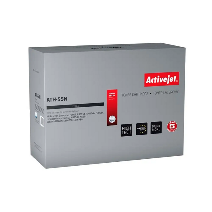 Тонер Activejet ATH-55N (заместител за HP 55A CE255A Canon