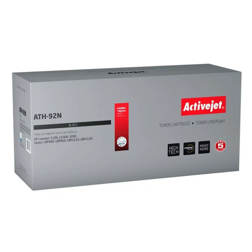 Тонер Activejet ATH-92N (заместител за HP 92A C4092A Canon