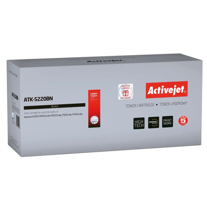 Тонер Activejet ATK-5220BN (заместител за Kyocera TK-5220K;