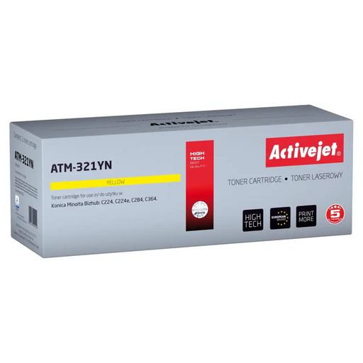 Тонер Activejet ATM-321YN (заместител за Konica Minolta