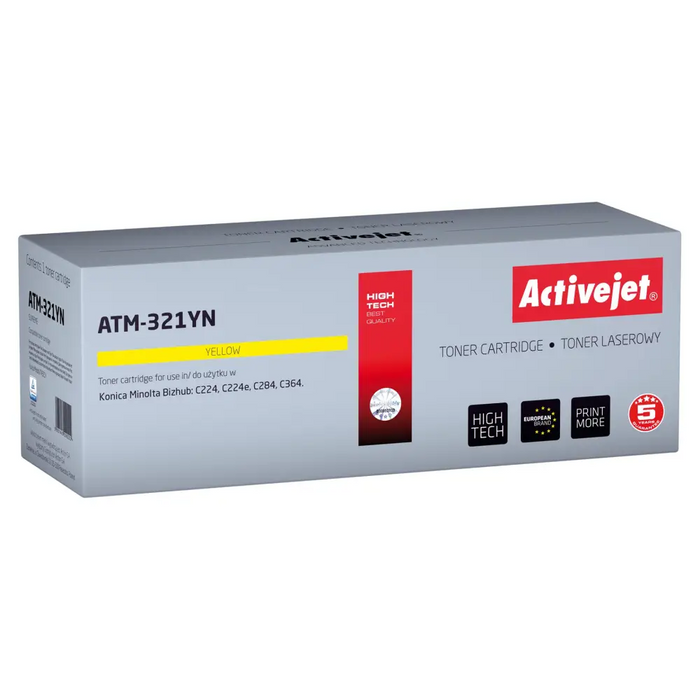 Тонер Activejet ATM-321YN (заместител за Konica Minolta
