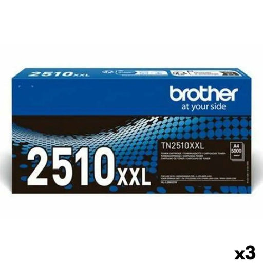 Toнер Brother TN2510XXL Черен (3 броя)