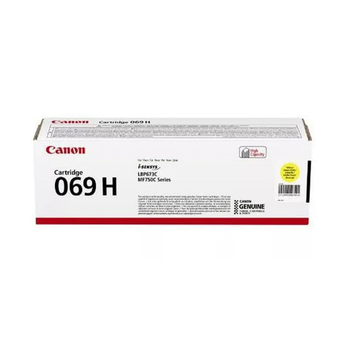 Toнер Canon 069H Жълт