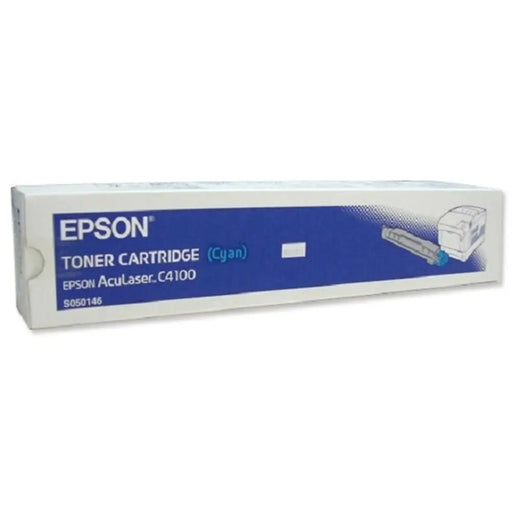 Toнер Epson Aculaser C-4100 Синьо-зелен