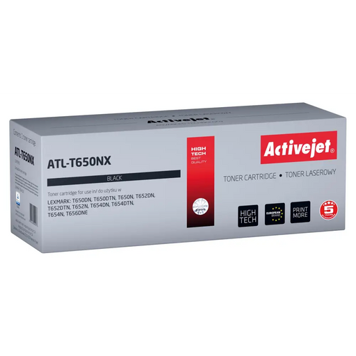 Тонер касета Activejet ATL-T650NX (заместител за Lexmark
