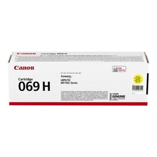 Тонер касета CANON 069 Жълта с висок капацитет