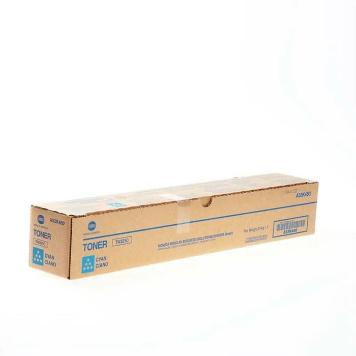 Toнер Konica Minolta TN 321C Синьо зелен