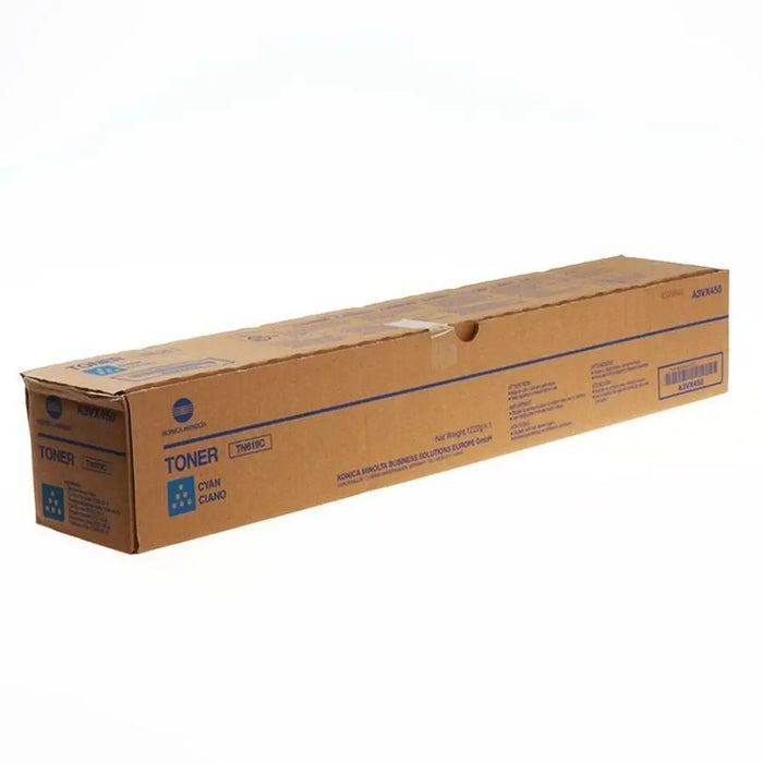 Toнер Konica Minolta TN-619C Синьо-зелен