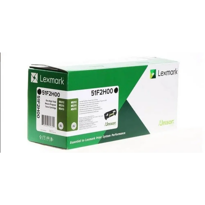 Toнер Lexmark 512H Черен