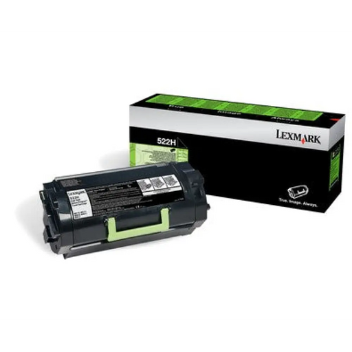 Toнер Lexmark 522H Черен