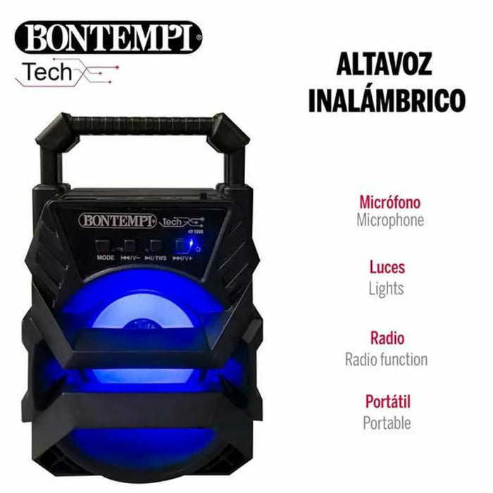 Тонколони с блутут и микрофон Караоке Colorbaby