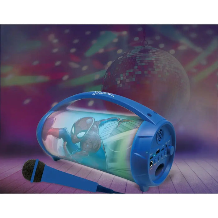 Тонколони с блутут и микрофон Караоке Lexibook Spider-Man