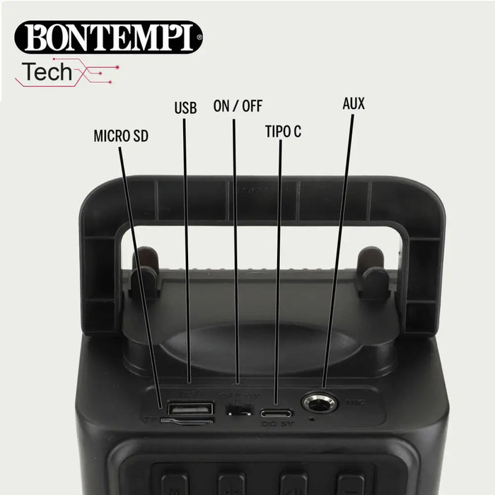 Тонколони с микрофон Караоке Bontempi 12 броя