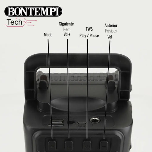 Тонколони с микрофон Караоке Bontempi 12 броя