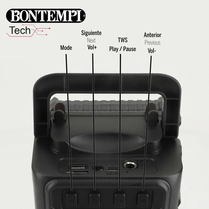 Тонколони с микрофон Караоке Bontempi 12 броя