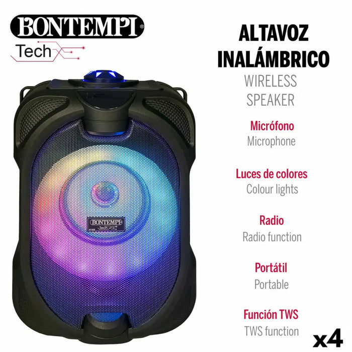 Тонколони с микрофон Караоке Bontempi 4 броя