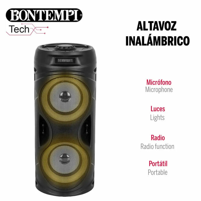Тонколони с микрофон Караоке Bontempi Пластмаса 16 x 38 x
