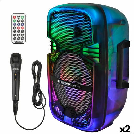 Тонколони с микрофон Караоке Bontempi Пластмаса 25 x 39 x
