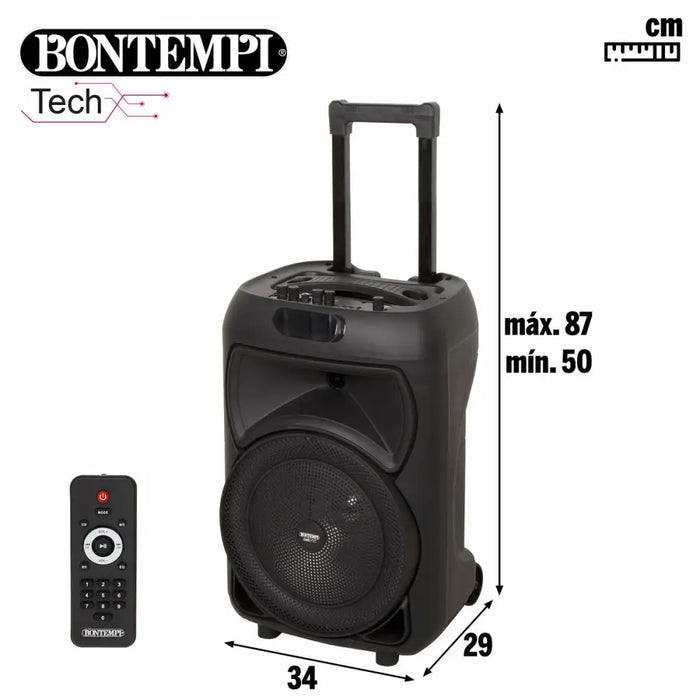 Тонколони с микрофон Караоке Bontempi Пластмаса 34 x 50 x