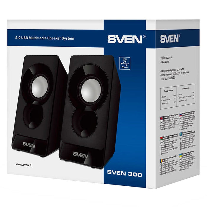 Тонколони SVEN 300 USB черни