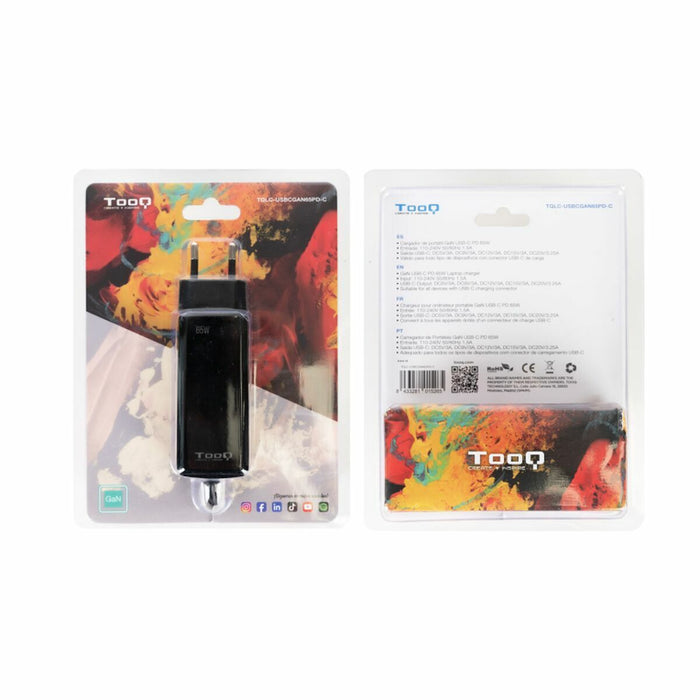 Зарядно за лаптоп TooQ TQLC-USBCGAN65PD-C 65 W