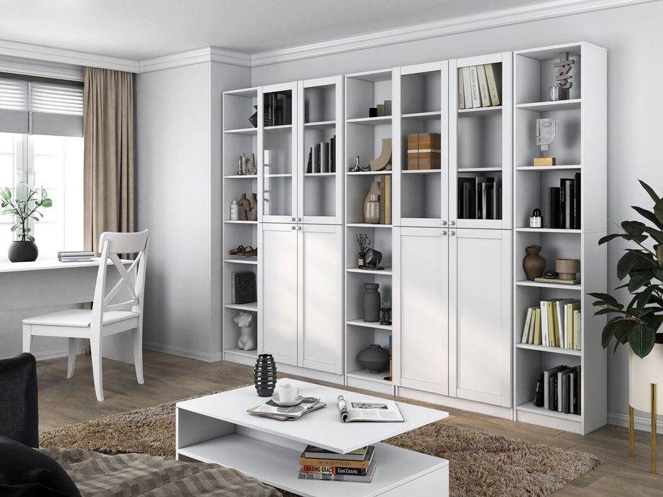 Витрина Topeshop W40 PAFOS BIA 2S KPL, бяла