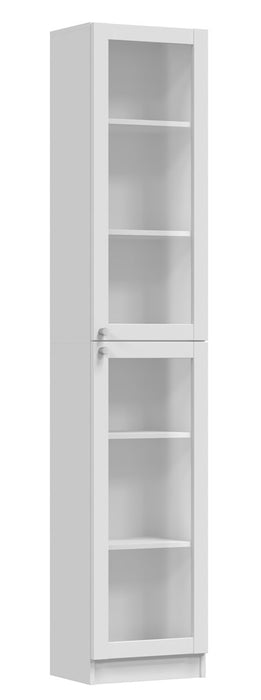 Витрина Topeshop W40 PAFOS BIA 2S KPL, бяла