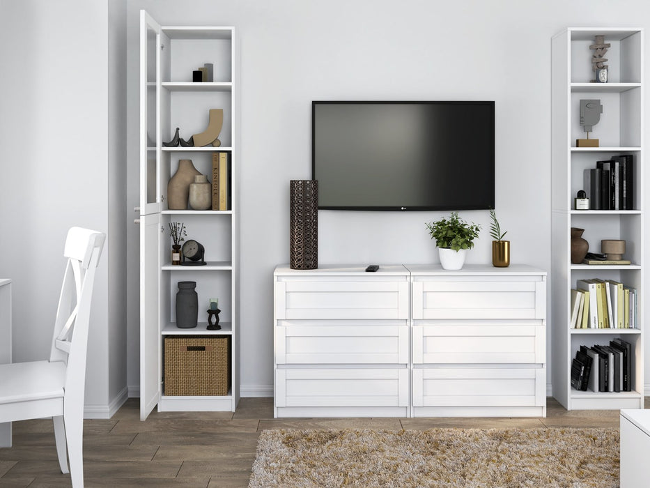 Витрина Topeshop W40 PAFOS BIA SH KPL