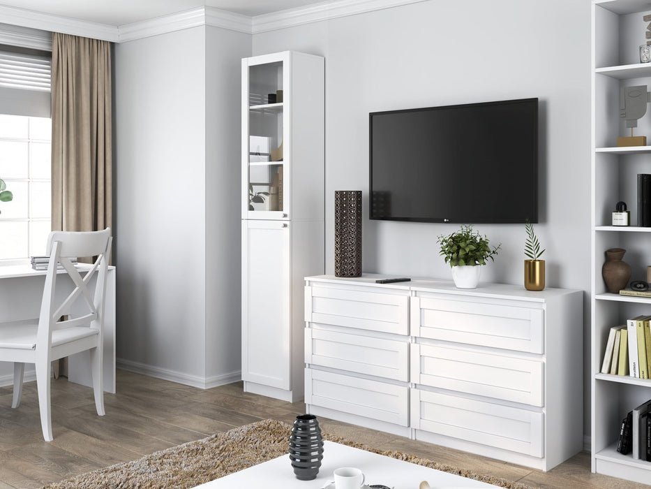 Витрина Topeshop W40 PAFOS BIA SH KPL