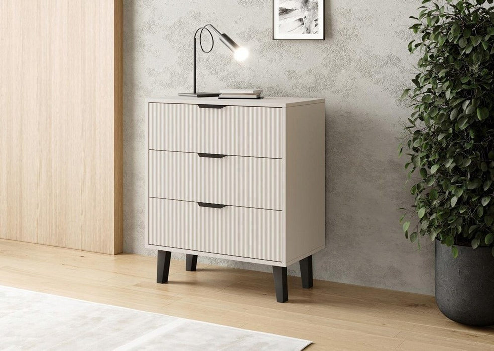 Скрин с чекмеджета SCANDI 3S SLIM, цвят кашмир