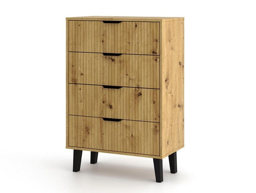Скрин с чекмеджета SCANDI 4S SLIM OAK ARTISAN
