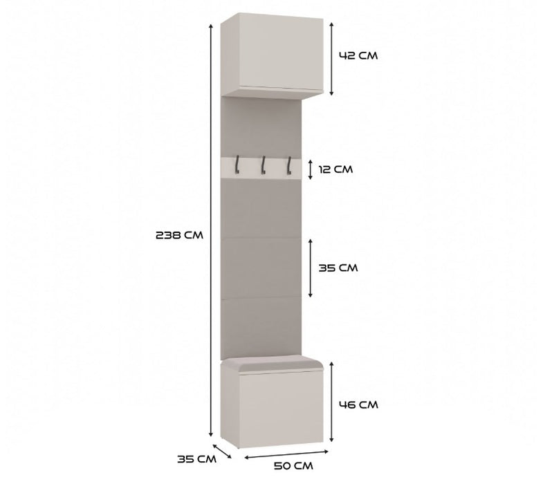 Кашмирен гардероб HAGA II 1SZ1W