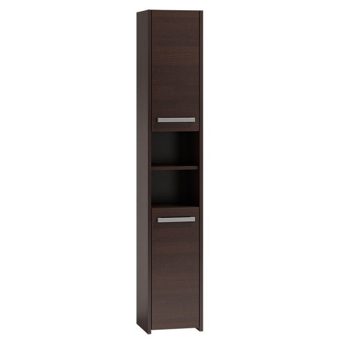 Topeshop S30 шкаф за баня WENGE кафяв