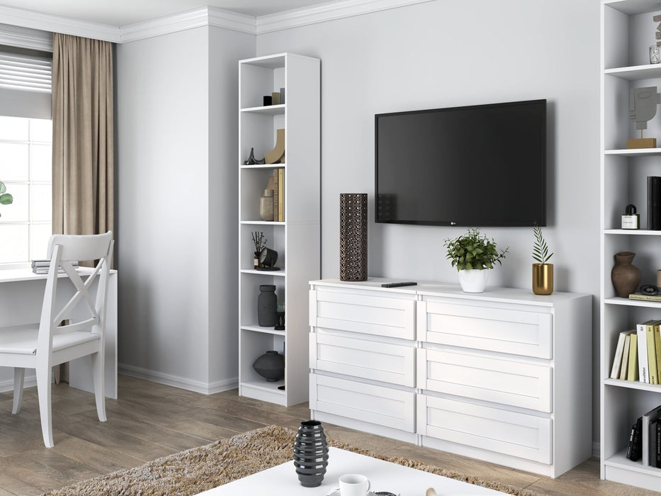 Витрина Topeshop W40 PAFOS BIA, бяла