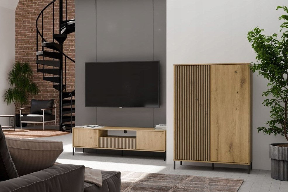 RTV KAMARO 160 SLIM/GŁ ARTISAN OAK