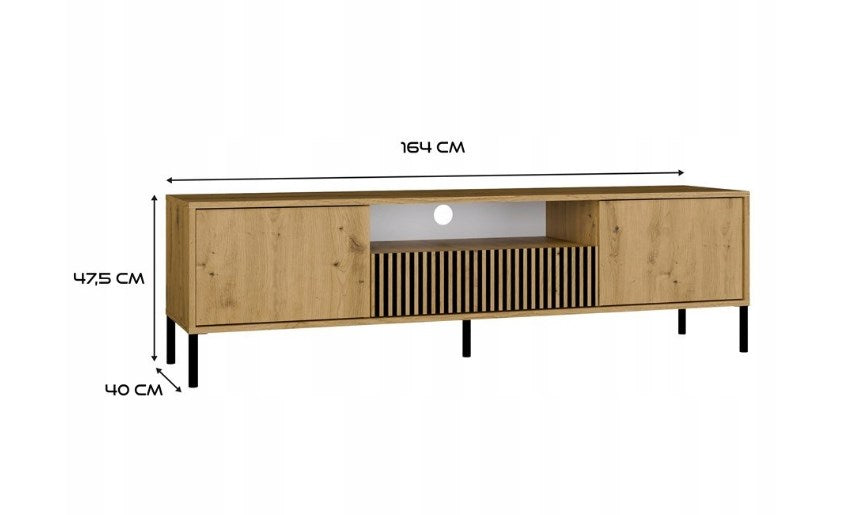 RTV KAMARO 160 SLIM/GŁ ARTISAN OAK