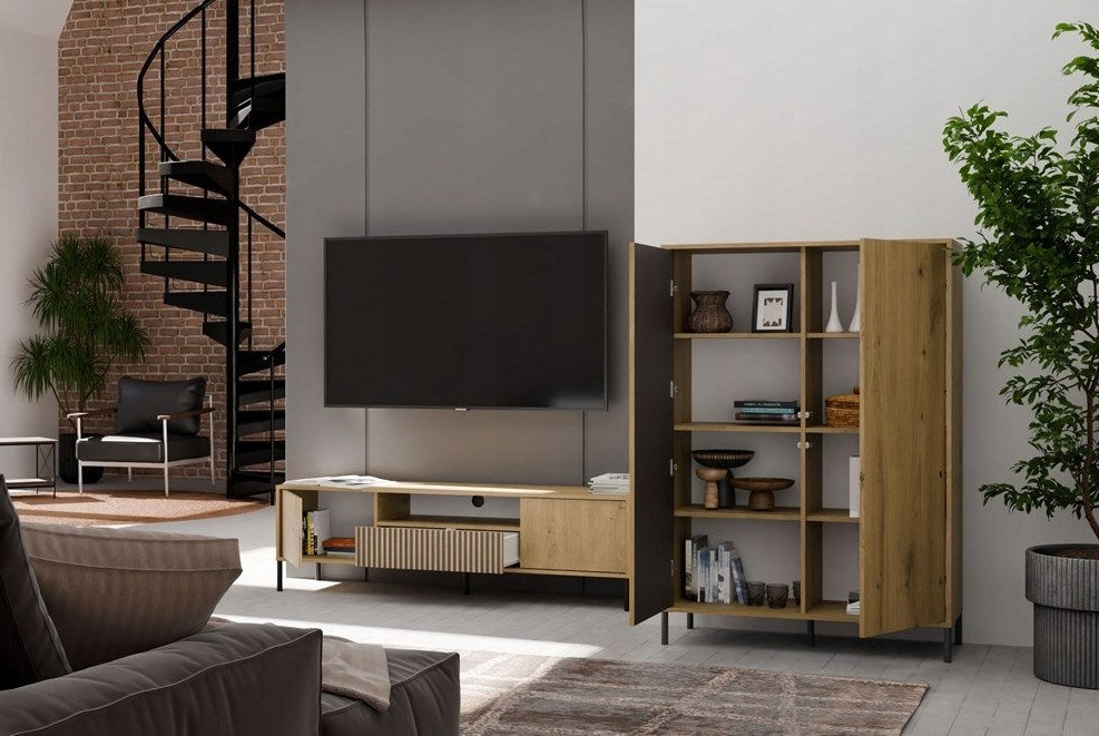 RTV KAMARO 160 SLIM/GŁ ARTISAN OAK