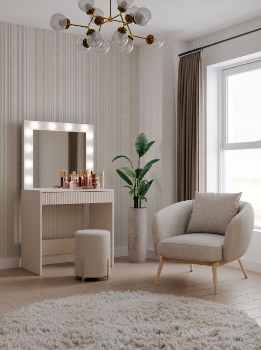 Комплект тоалетка Marina 2S SLIM, цвят: КАШМИР