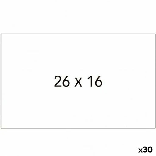 Топ етикети Apli Бял 26 x 16 mm 6 Части (30 броя)
