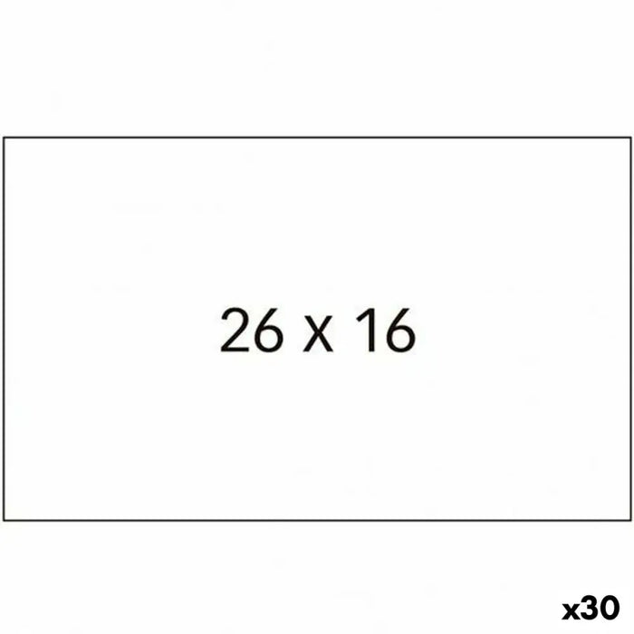 Топ етикети Apli Бял 26 x 16 mm 6 Части (30 броя)