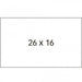 Топ етикети Apli Бял 26 x 16 mm 6 Части (30 броя)